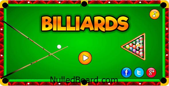 Download Free Billiards – HTML5 Sport Game Mobile and Desktop