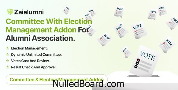 Download Free Zaialumni – Committee With Election Management Addon For