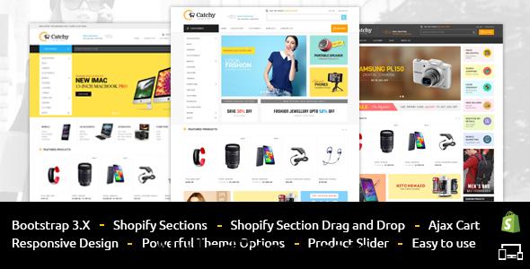 Download Free Catchy – Sectioned Multipurpose Shopify Theme Nulled
