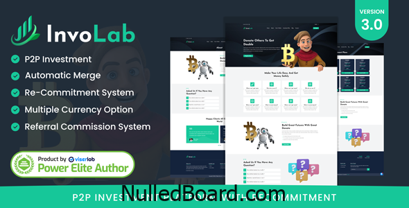 Download Free InvoLab – P2P Investment Platform With Recommitment Nulled