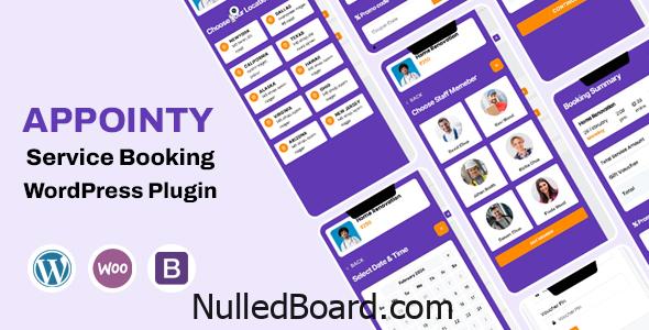 Download Free Appointy – Service Booking Plugin For WordPress Nulled