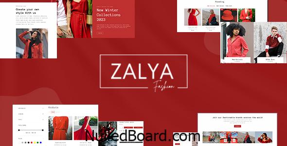 Download Free Zalya – Clothing and Fashion Shopify Theme Nulled