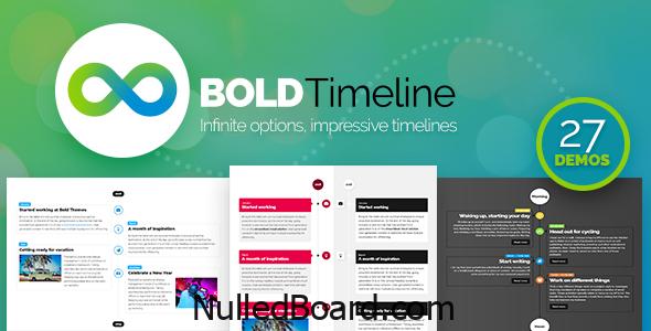 Download Free Bold Timeline – WordPress Timeline Plugin Nulled