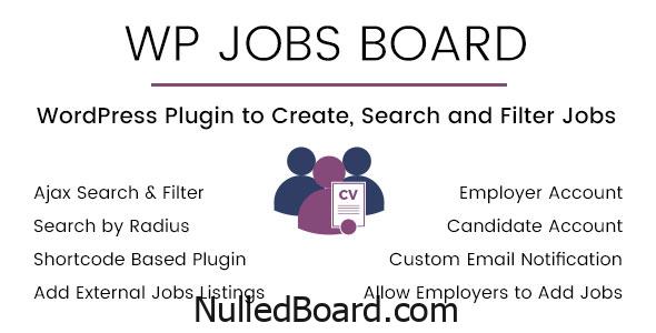 Download Free WP Jobs Board – Ajax Search and Filter