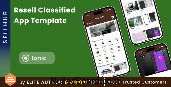 Download Free Classifieds App Template in Ionic | Re-seller App