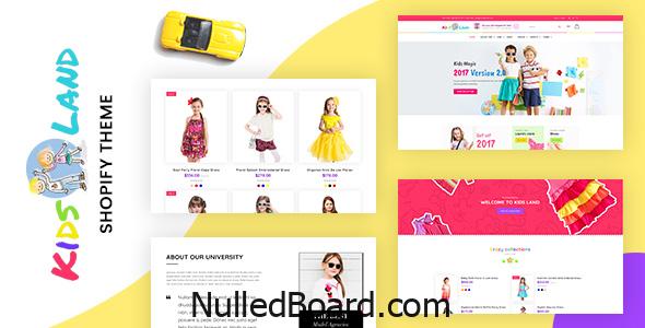 Download Free Kids Store | Baby Shop Shopify Theme Nulled