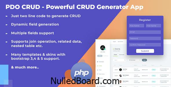Download Free PDO Crud – Advanced PHP CRUD application (Form