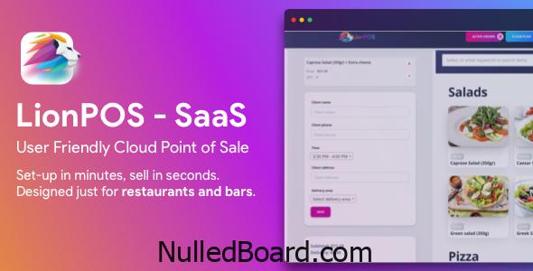 Download Free Lion POS – SaaS Point Of Sale Script