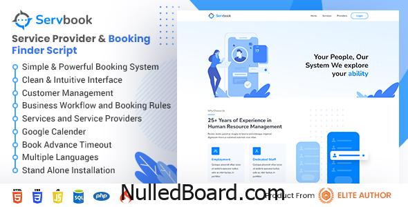 Download Free Servbook – Appointment Management System & Booking Software