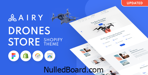 Download Free Airy – Drones Store Shopify Theme Nulled