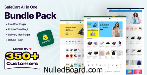 Download Free Safecart Bundle Pack – Multi-Vendor Laravel eCommerce platform