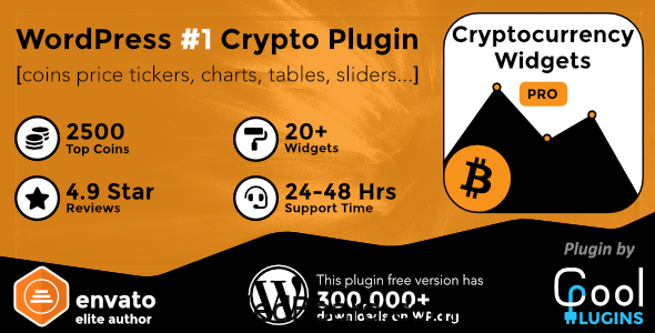 Download Free Cryptocurrency Widgets Pro – WordPress Crypto Plugin Nulled