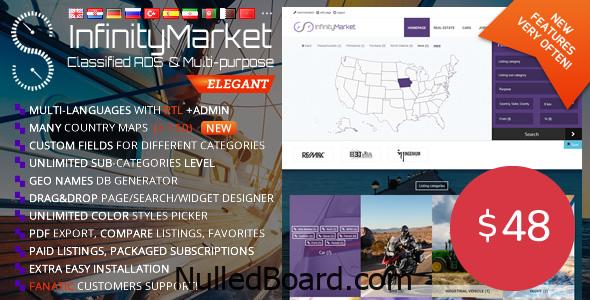 Download Free Classified Ads Script – Infinity Market Nulled