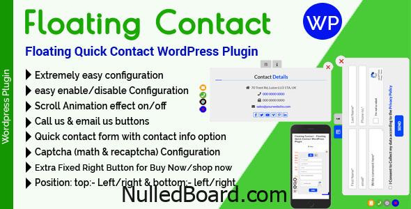 Download Free Floating Contact – Floating Quick Contact WordPress Plugin