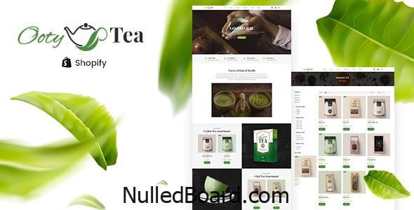 Download Free Ooty – Organic Tea Store Shopify Theme Nulled