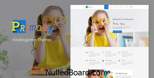 Download Free Primary – Kids & Kindergarten School PSD Template