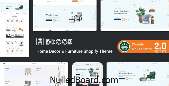 Download Free Dkoor – Home Decor & Furniture Shopify Theme