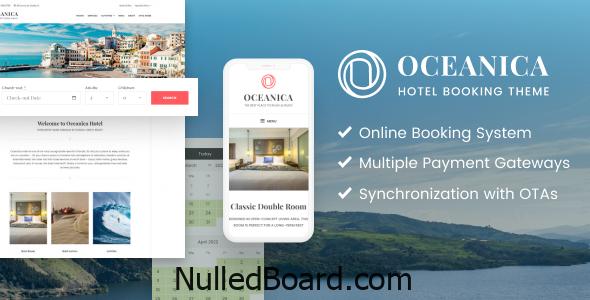 Download Free WordPress Hotel Booking Theme – Oceanica Nulled