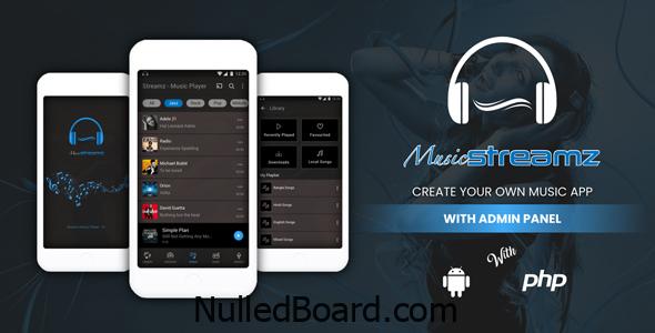 Download Free Streamz – A music streaming android app with