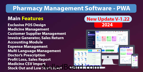 Download Free Pharmacy Management Software -PWA Nulled