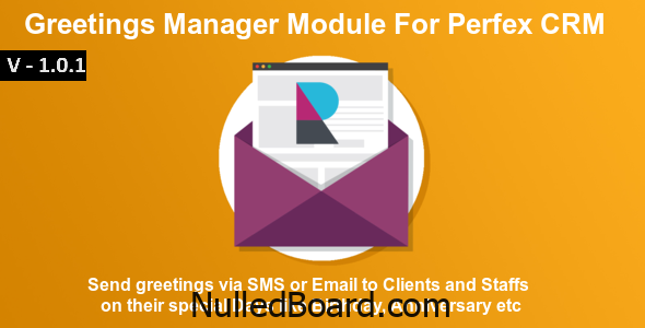 Download Free Greetings Manager Module For Perfex CRM Nulled