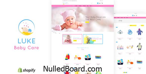 Download Free Luke – Toys Store, Baby Shopify Theme Nulled