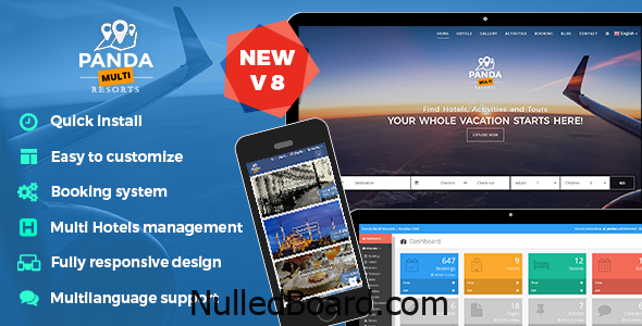 Download Free Panda Multi Resorts 8 – Booking CMS for