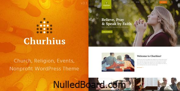 Download Free Churhius – Church Religion WordPress Theme Nulled