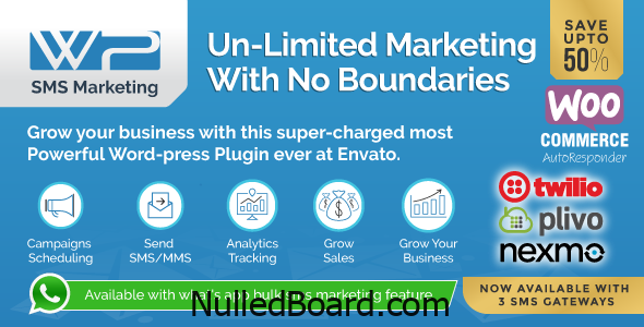 Download Free WordPress SMS Marketing Plugin Nulled