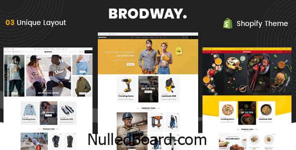 Download Free Brodway – Sectioned Multipurpose Shopify Theme Nulled