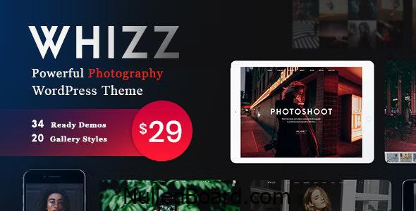 Download Free Whizz Photography WordPress Nulled