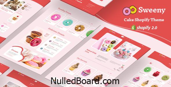 Download Free Sweeny – Cake & Bakery Shopify Theme Nulled