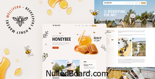 Download Free Mellifera – Beekeeping and Honey Shop Theme Nulled