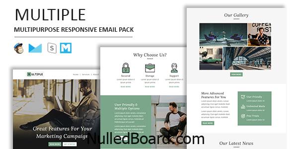 Download Free Multiple Responsive Email Template Nulled