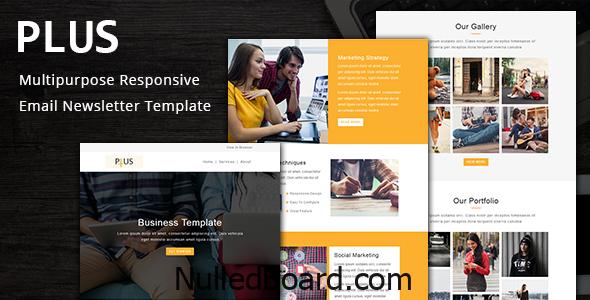 Download Free Plus – Multipurpose Responsive Email Template with Stampready