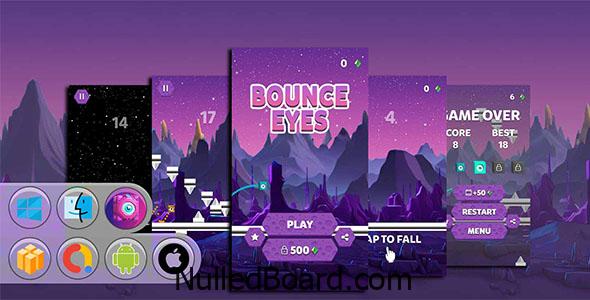 Download Free Bounce Eyes Game Template Nulled