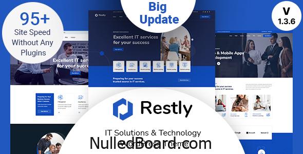 Download Free Restly – IT Solutions & Technology WordPress Theme