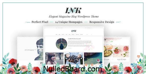 Download Free INK – Elegant Magazine Blog WordPress Theme Nulled