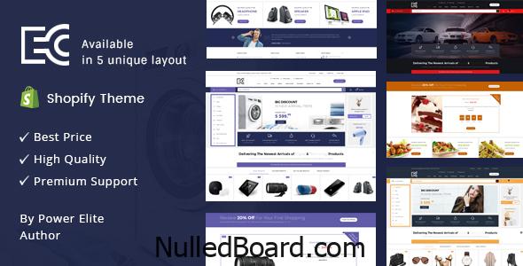 Download Free eCode – Sectioned Multipurpose Shopify Theme Nulled