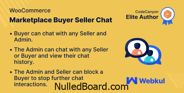 Download Free WordPress WooCommerce Marketplace Buyer Seller Chat Plugin Nulled